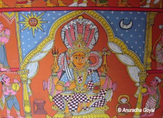 चेरियल चित्रकारी – तेलंगाना के चेरियल गाँव की विशेष सौगात तेलंगाना की चेरियल पट्टचित्र कला