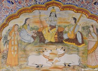 नवलगढ़ की पोद्दार हवेली एवं अन्य दर्शनीय स्थल कृष्ण की कथाएं शेखावटी हवेली की भित्तियों पर