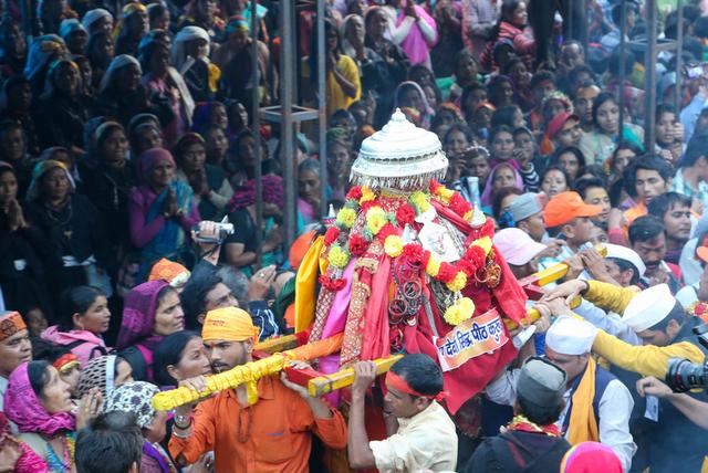 Doli of Nanda Devi during Raj Jaat Yatra in Uttarakhand