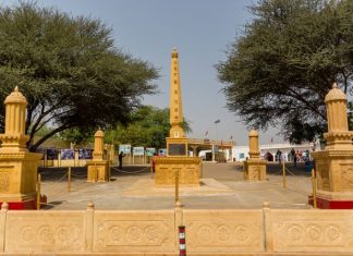तनोट माता मंदिर एवं काले डूंगर मंदिर – जैसलमेर के देवी मंदिर तनोट राय मंदिर का विजय स्तम्भ