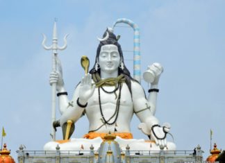 नामची सिक्किम में सोलोफोक पहाड़ी पर चारधाम भगवान् शिव प्रतिमा चारधाम नामची सिक्किम