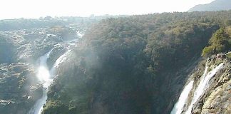 Shivasamudram Falls or Shivanasamudra Falls