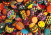 Colorful Woolen Caps at San Antonio Market