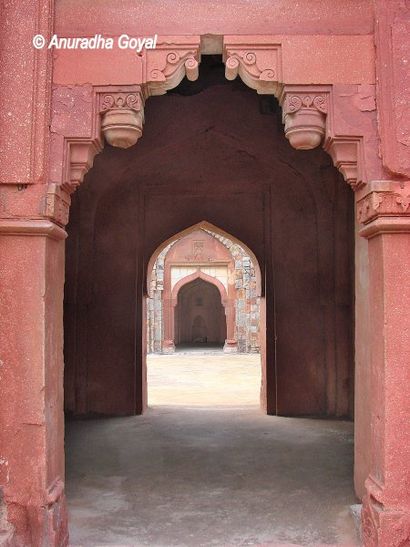 Mix of architectural styles at South Mehrauli