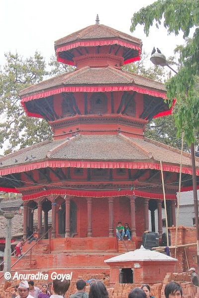Typical octagonal structures at Kathmandu Durbar Squares