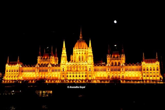Parliament of Hungary at Night
