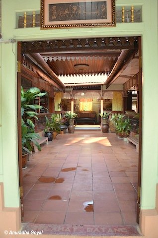Courtyard at a traditional Malay House in Melaka