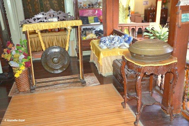 Gong at a traditional Malay House in Melaka