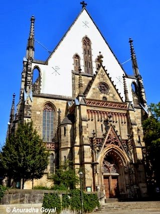 The facade of a Church