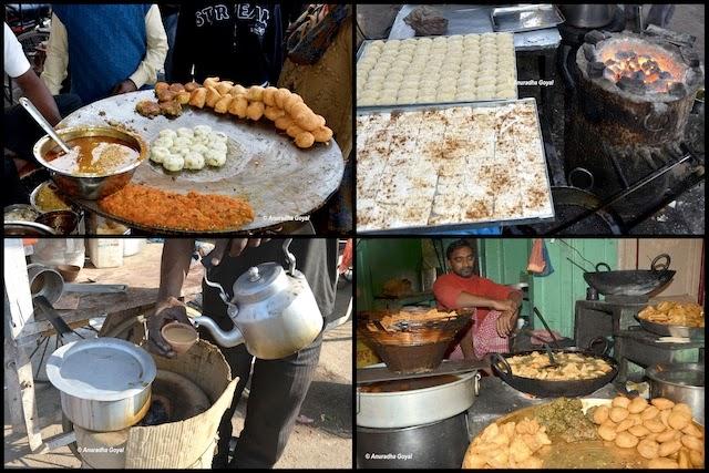 Kachori's, Tikki's and Chai in Khulhad - Must try food at Varanasi