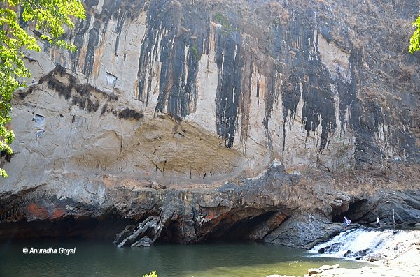 The giant monolithic rock in Dandeli