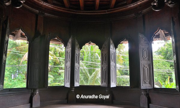 Wooden windows of the Padmanabhapuram palace