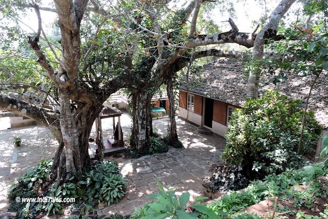 Office with a small Ganesha Temple