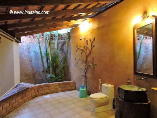 Open Bathrooms at Sai Vishram Beach Resort