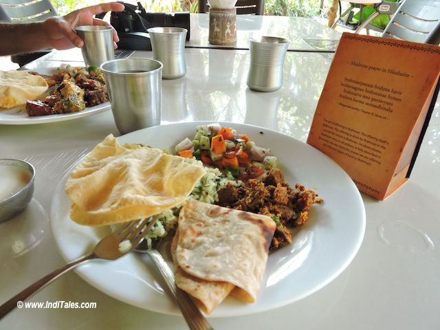 Simple yet Satvik Food at Sai Vishram Beach Resort