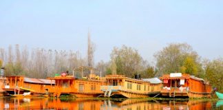 Houseboats on Nagin Lake, Srinagar