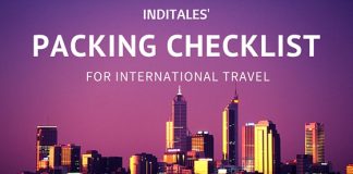 International Travel Checklist - What to Pack by Inditales