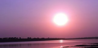 Sunset at Chambal River