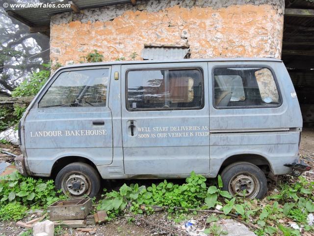 Delivery Van at Landour Bakehouse by Rokeby Manor