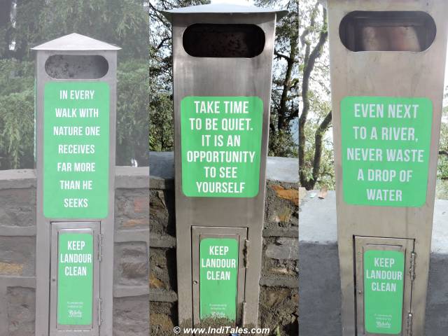 Wisdom on the waste bins