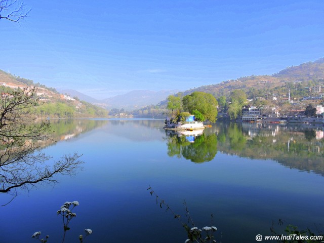Bhimtal lake landscape