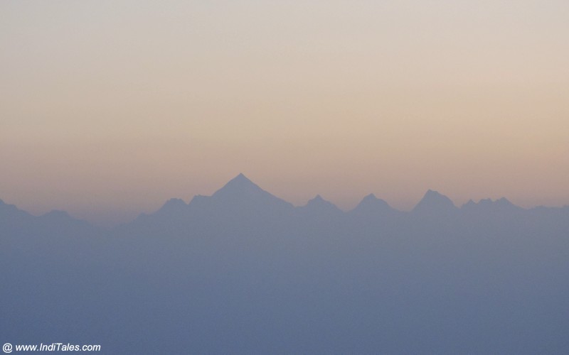 Himalayan peaks landscape at Sunrise time