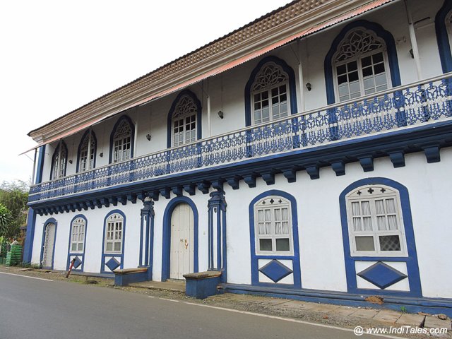 Majestic Blue & White House