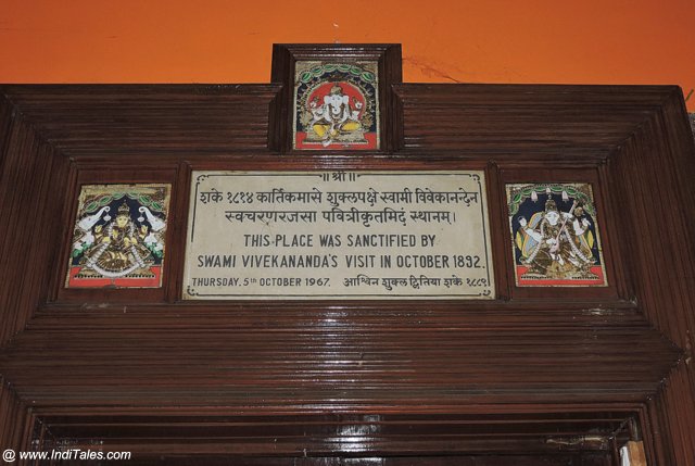 Commemorating the visit of Swami Vivekananda at Goa