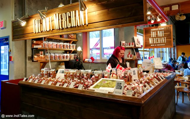 Smoked and Spiced Nuts Shop - Granville Island Public Market