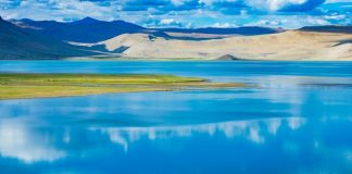 Colors of Tso Morriri Lake in Ladakh