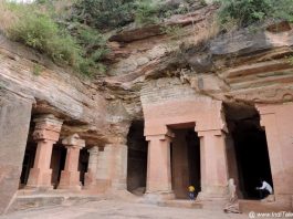Bagh Caves With Wall Paintings And Block Prints Pillared Halls of Bagh Caves