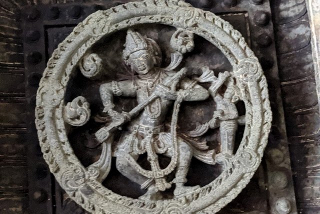 Shiva playing Rudra Vina at Hoysala Temples