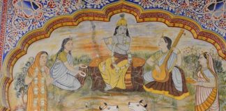 Krishna Stories on Poddar Haveli Walls
