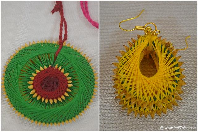 Paddy craft jewelry at Tribal Museum Bhubaneshwar