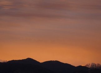 Sunset Over Karsog Valley