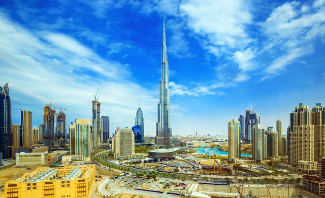 Burj Khalifa and Dubai Sky Line