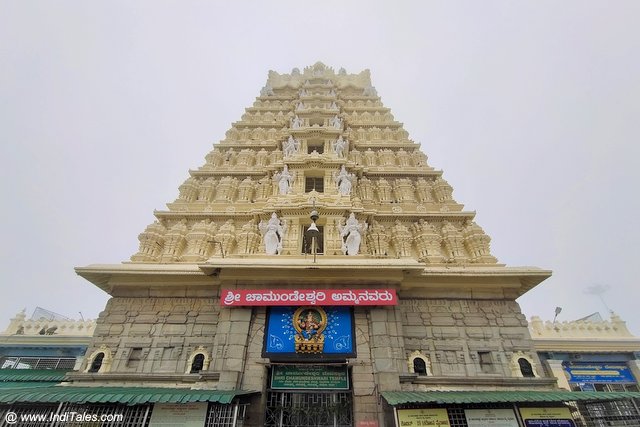 Gopuram of the Chamundeshwari Temple
