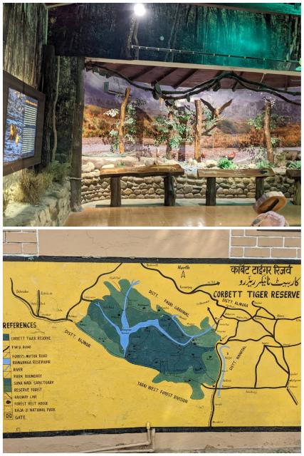 Museum and the map of the national park