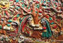 Festivals of Bihar depicted in Paper Mache